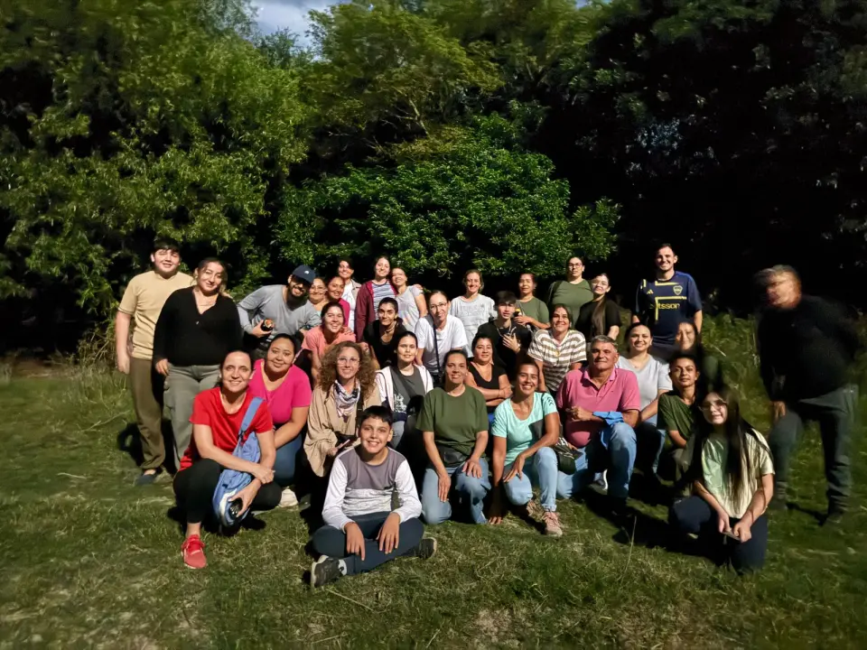 Noche de luna llena en la reserva: vecinos disfrutaron de una experiencia única en contacto con la naturaleza
