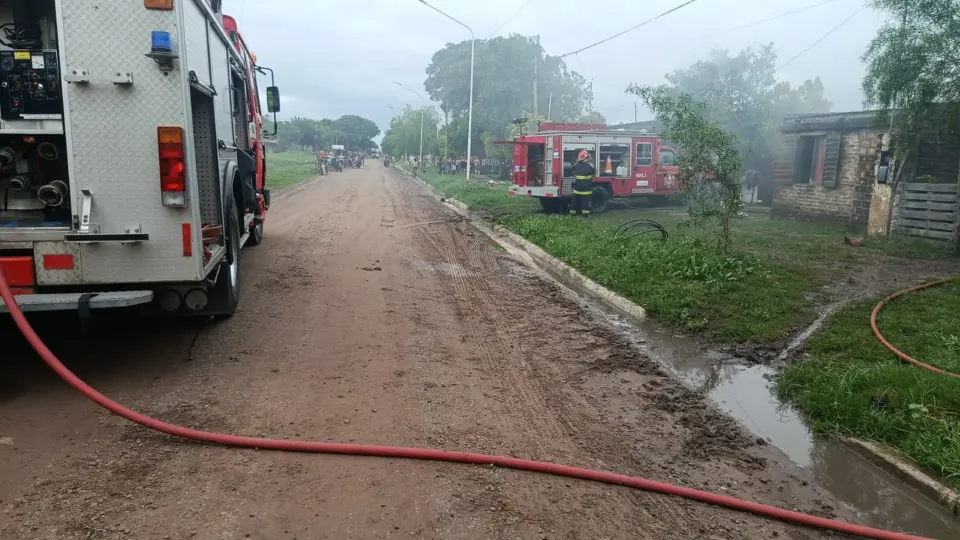 Incendio causó daños totales