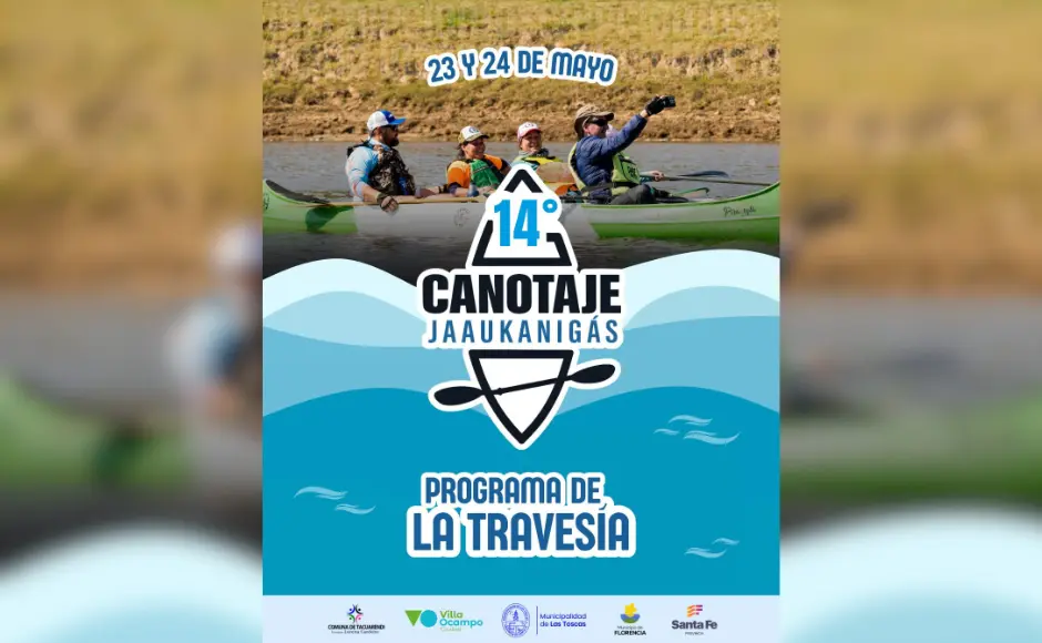 Lanzan la 14° edición del Canotaje Jaaukanigás: inscripciones abiertas para una travesía inolvidable