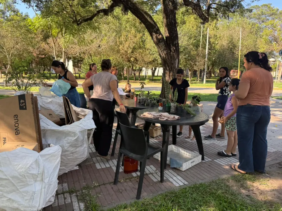 Eco Canje en barrio Virgen de Lourdes