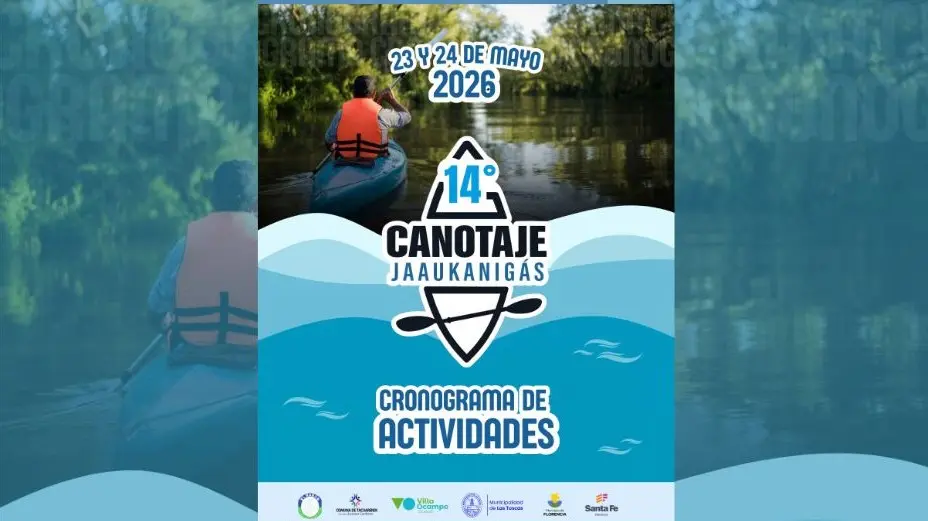 Se presenta el 14° Canotaje Jaaukanigás por los ríos del norte santafesino