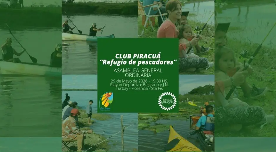 El Club Piracuá convoca a sus socios a la Asamblea General Ordinaria