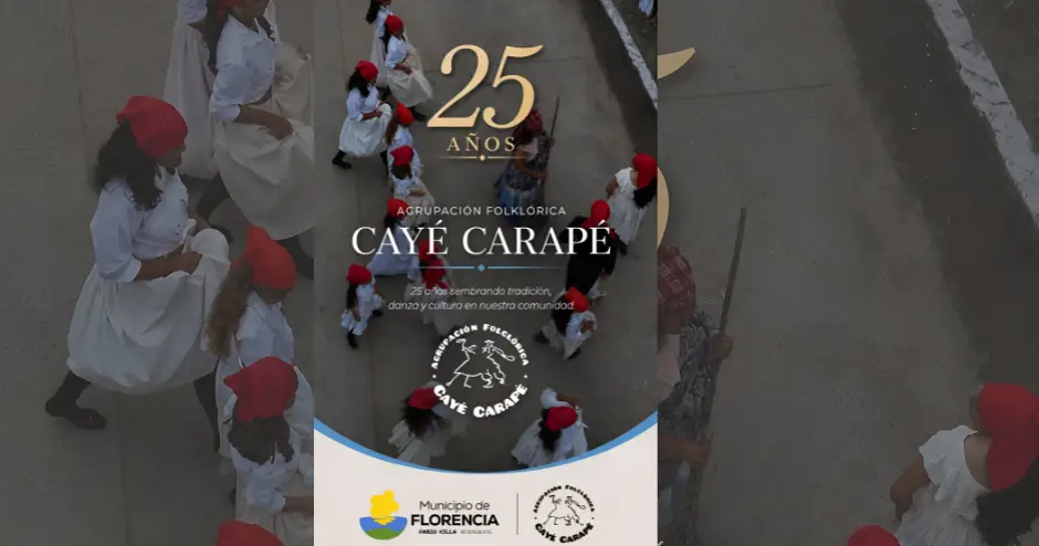 La Agrupación Folclórica Cayé Carapé celebra 25 años de trayectoria