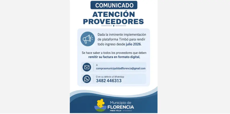 El Municipio de Florencia solicita facturación digitalizada a proveedores